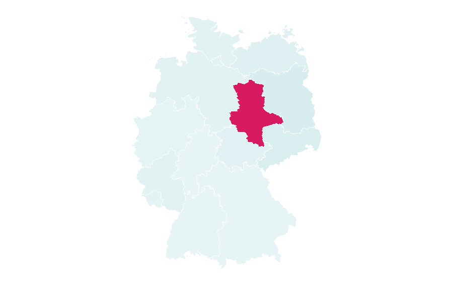 Affinity by region — 1. FC Magdeburg, Germany