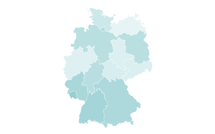 Affinity by region — 11teamsports, Germany