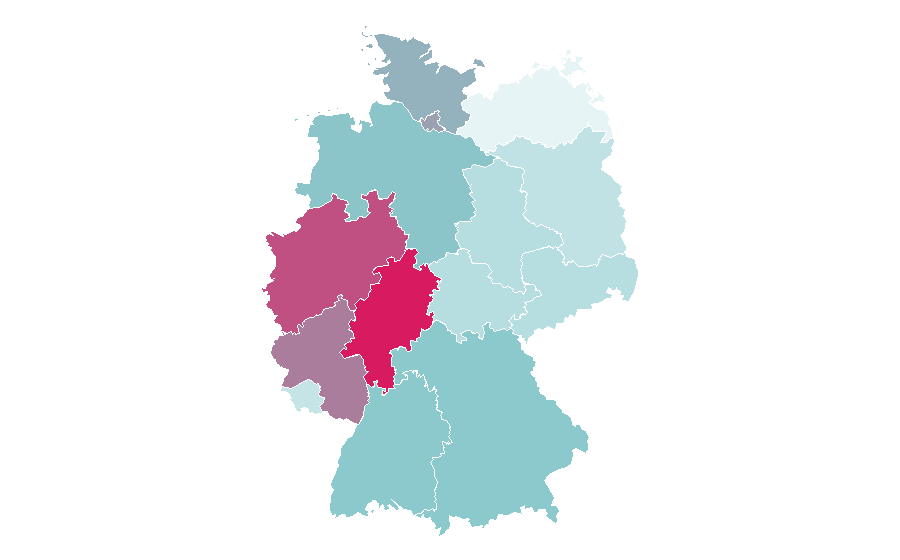 Affinity by region — 13 Reasons Why, Germany
