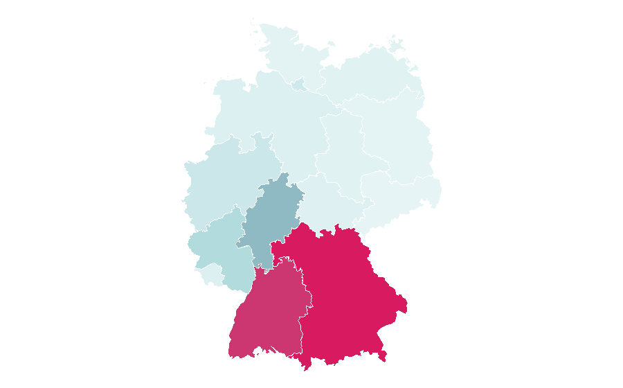 Affinity by region — 24 sata (Serbia), Germany