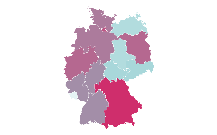 Affinity by region — 27 Dresses, Germany