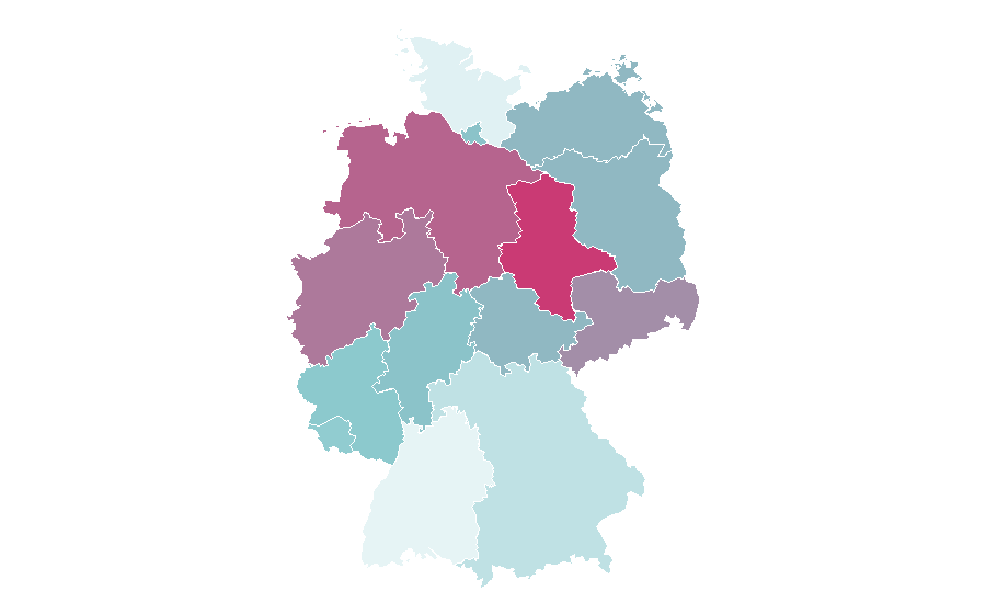 Affinity by region — 28 Days Later, Germany