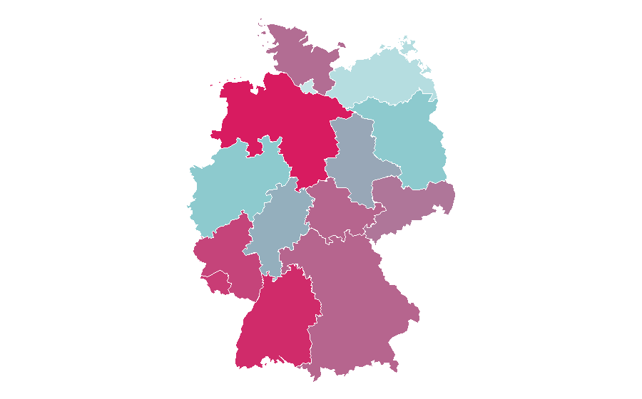 Affinité par région — 3D printing, Allemagne