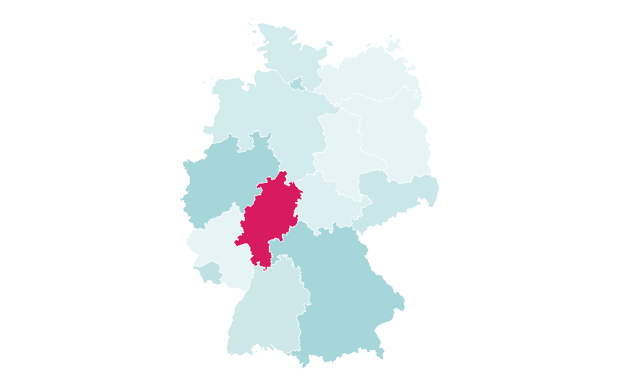 Affinity by region — 3G, Germany