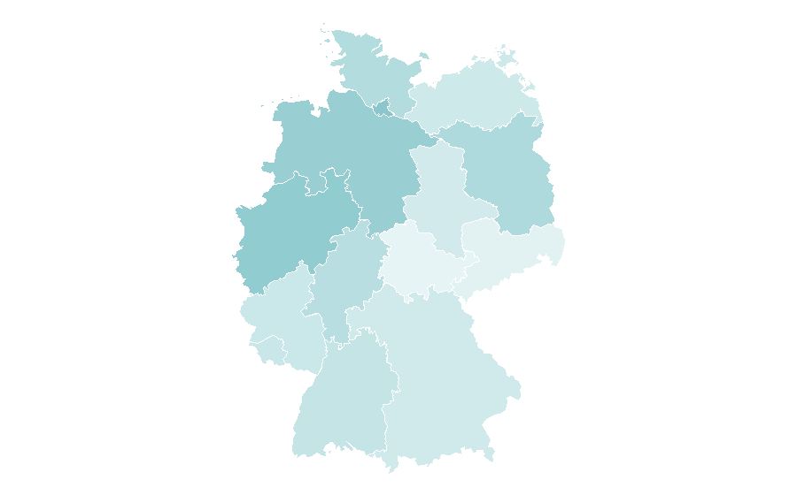 Affinity by region — 4 Blocks, Germany