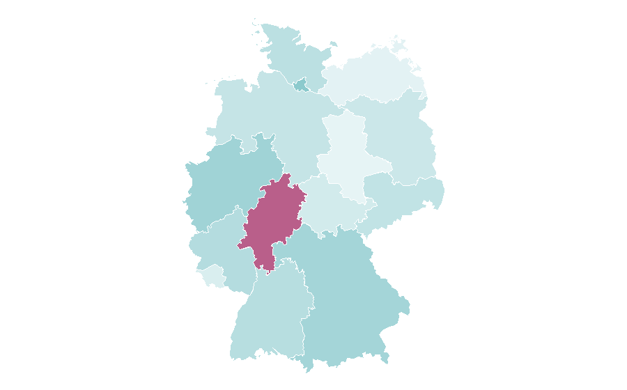 Affinity by region — 500 Days of Summer, Germany