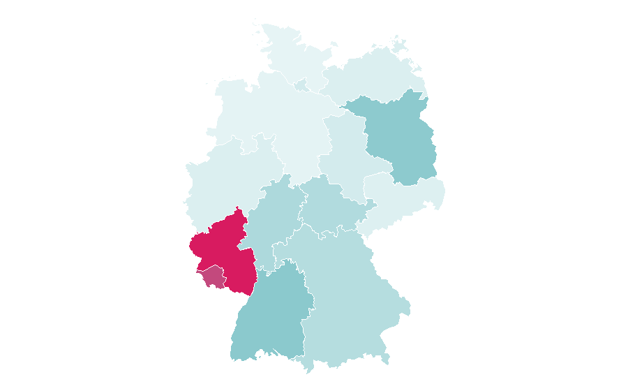 Affinity by region — 500px, Germany