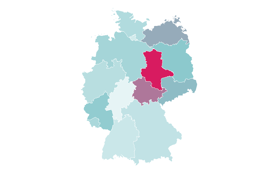 Affinity by region — 7days, Germany