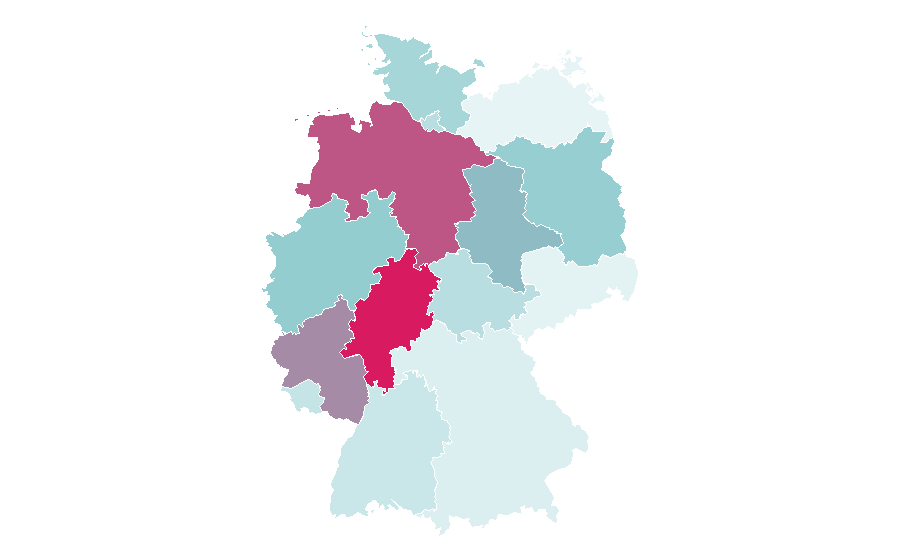 Affinity by region — 999, Germany
