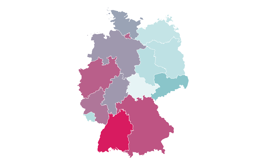 Affinity by region — 9GAG, Germany