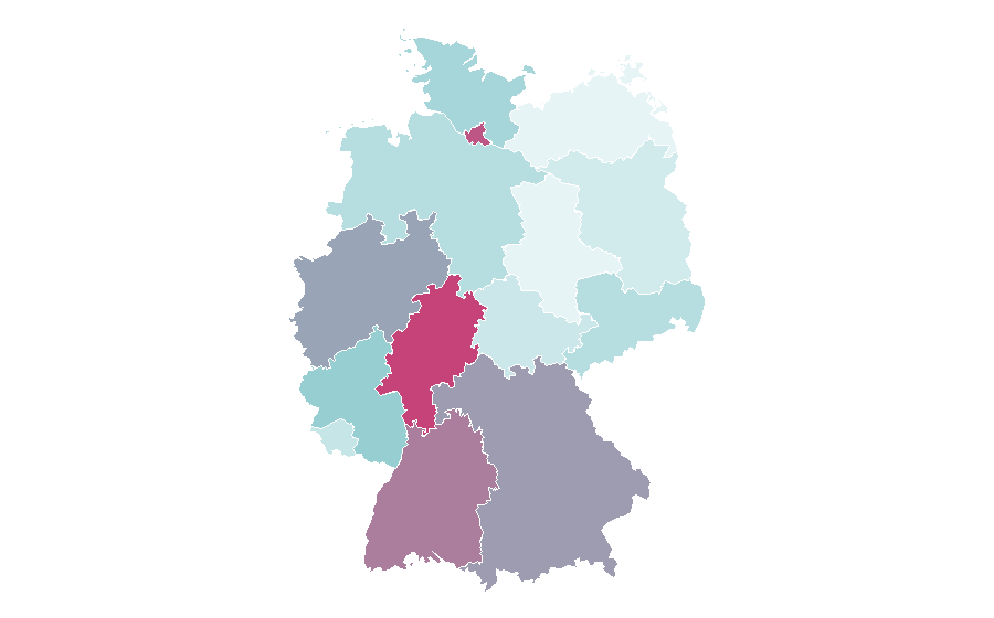Affinité par région — A Beautiful Mind (film), Allemagne