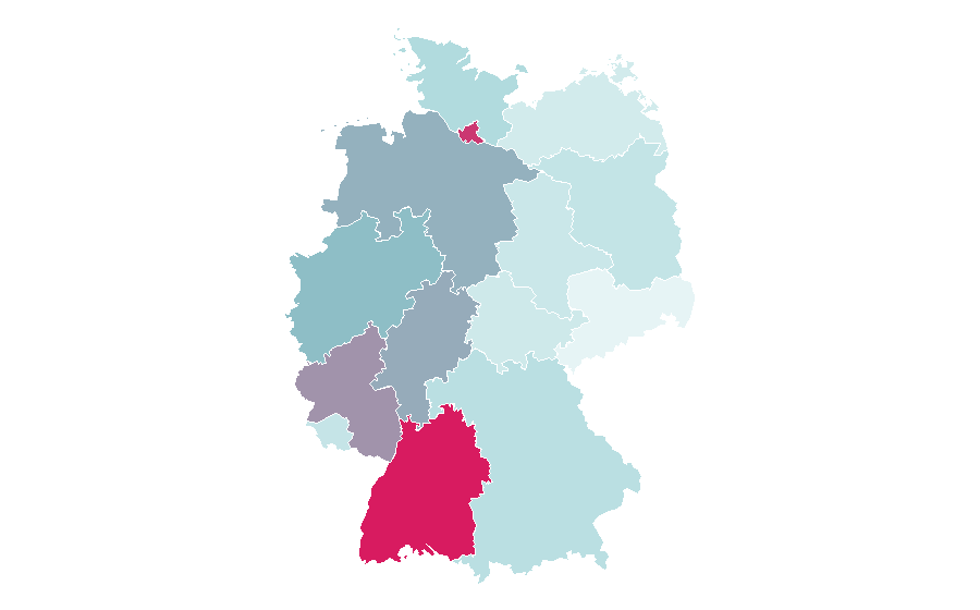 Affinity by region — A Bola, Germany