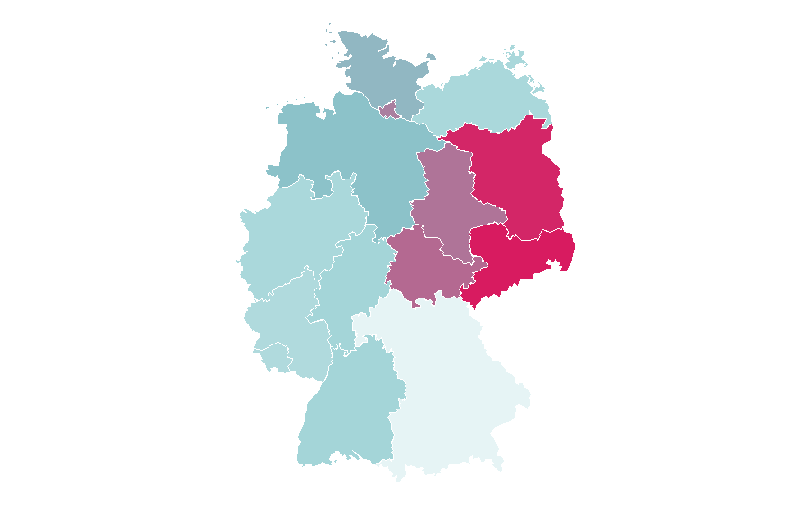 Affinity by region — A-ha, Germany