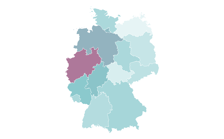 Affinity by region — A Knight of the Seven Kingdoms, Germany
