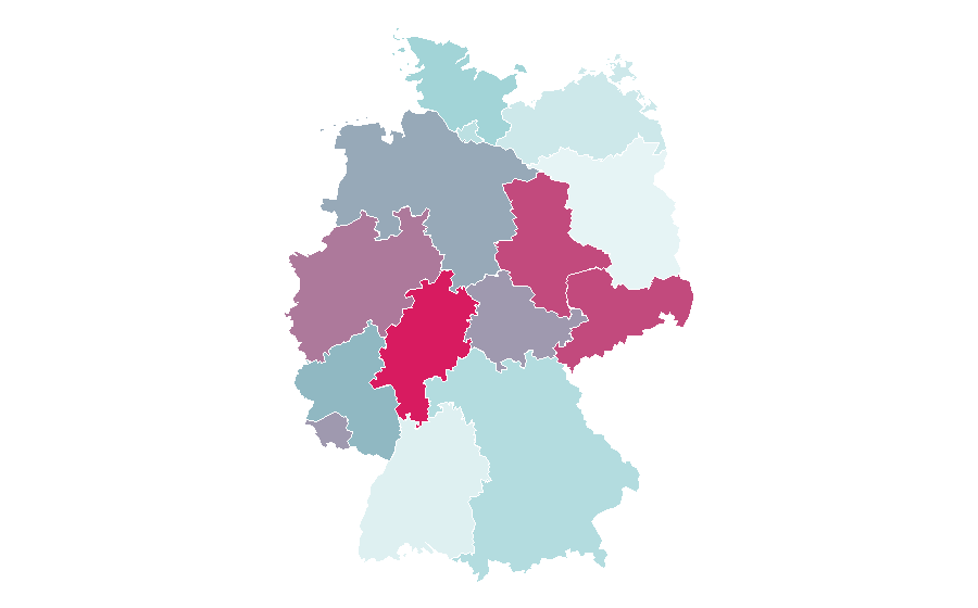 Affinity by region — A Nightmare on Elm Street (franchise), Germany