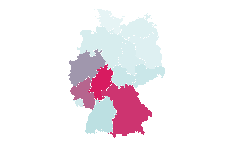 Affinità per regione — A3 (Croatia), Germania
