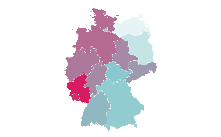 Affinity by region — Abdomen, Germany