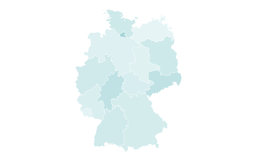 Affinity by region — Ableton Live, Germany