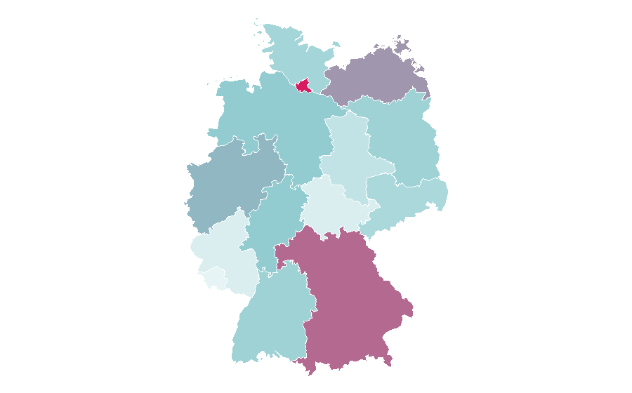 Affinity by region — Absolut Vodka, Germany