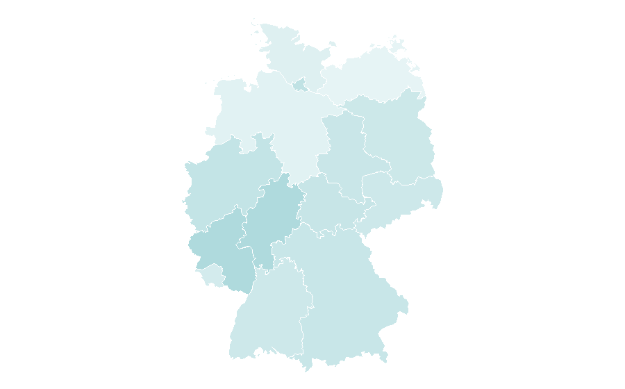 Affinity by region — Academia, Germany