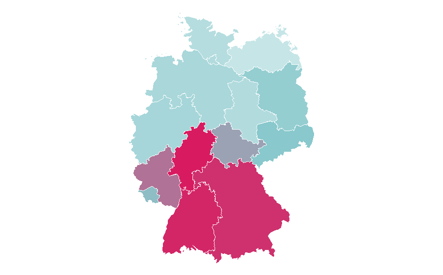 Affinity by region — AccuWeather, Germany