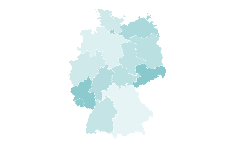 Affinity by region — Acid techno, Germany