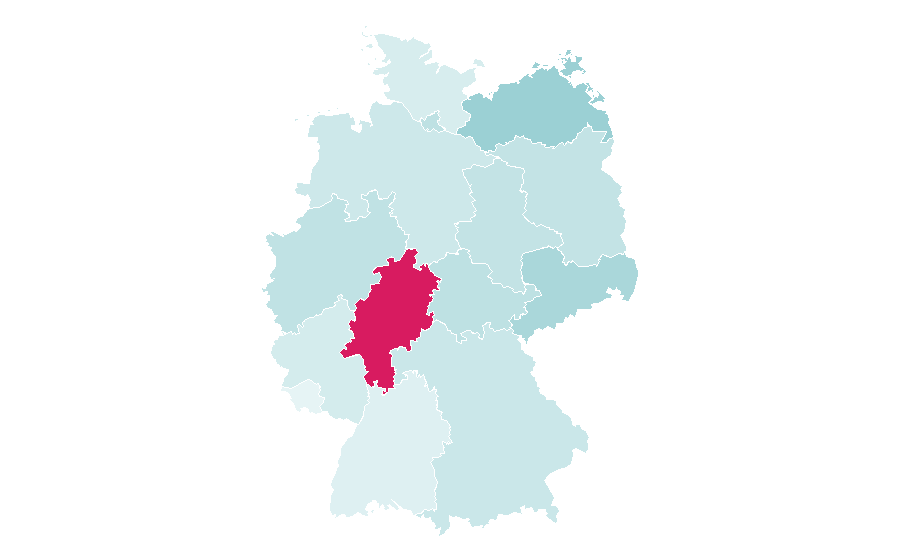 Affinity by region — Act (drama), Germany