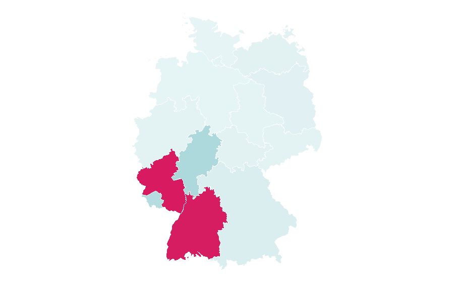 Affinity by region — Adler Mannheim, Germany