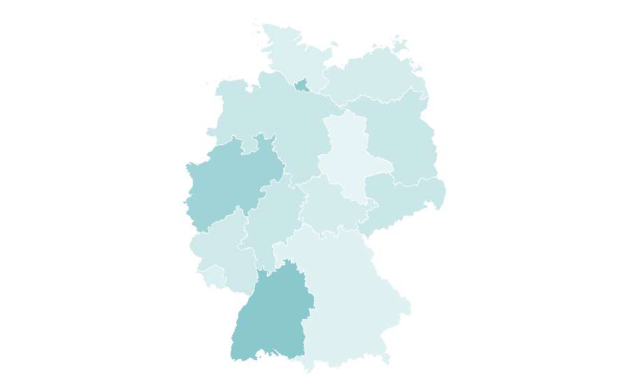 Affinity by region — Advertising campaign, Germany