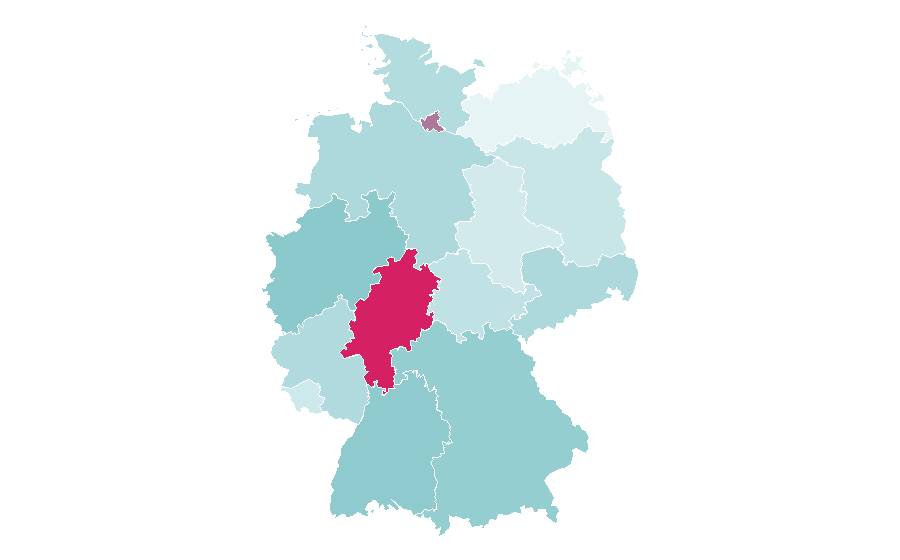 Affinität nach Region — Advertising slogan, Deutschland