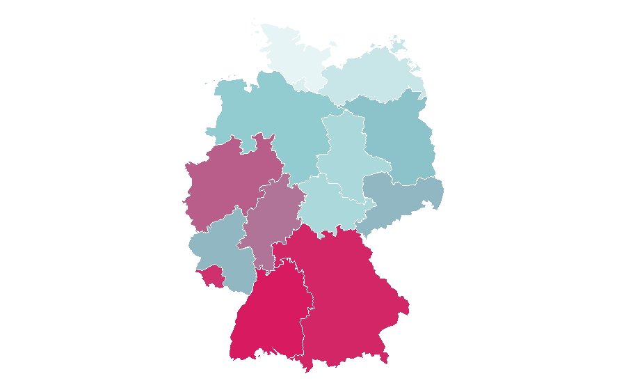 Affinity by region — AEG, Germany