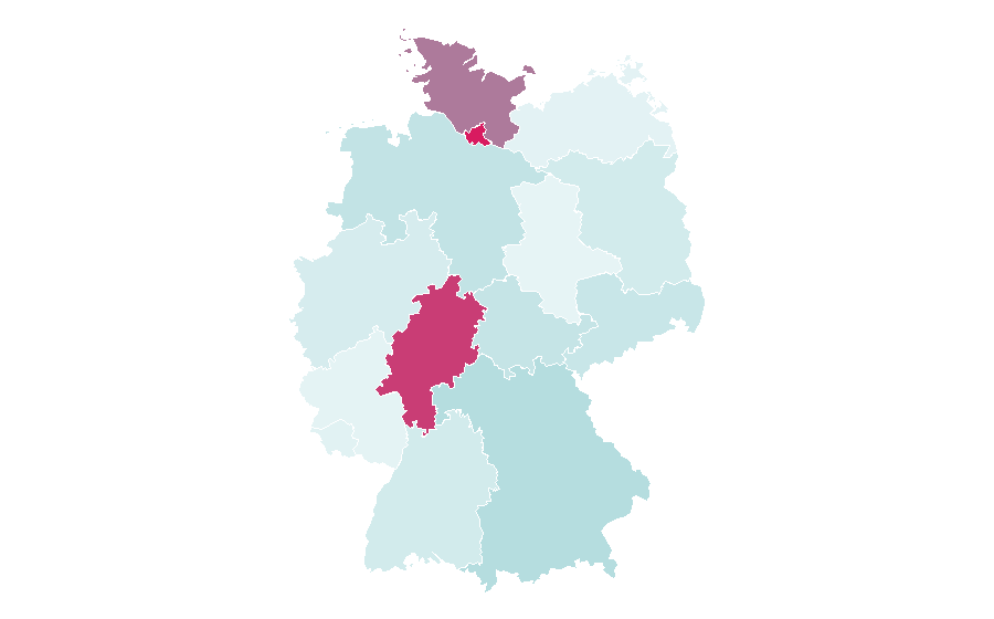 Affinity by region — Aero (chocolate), Germany
