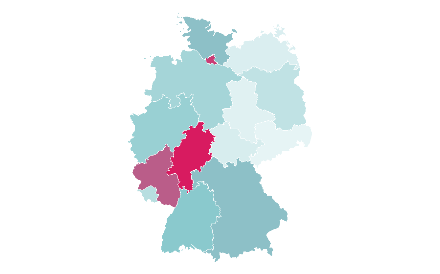 Affinity by region — Aéropostale (clothing), Germany