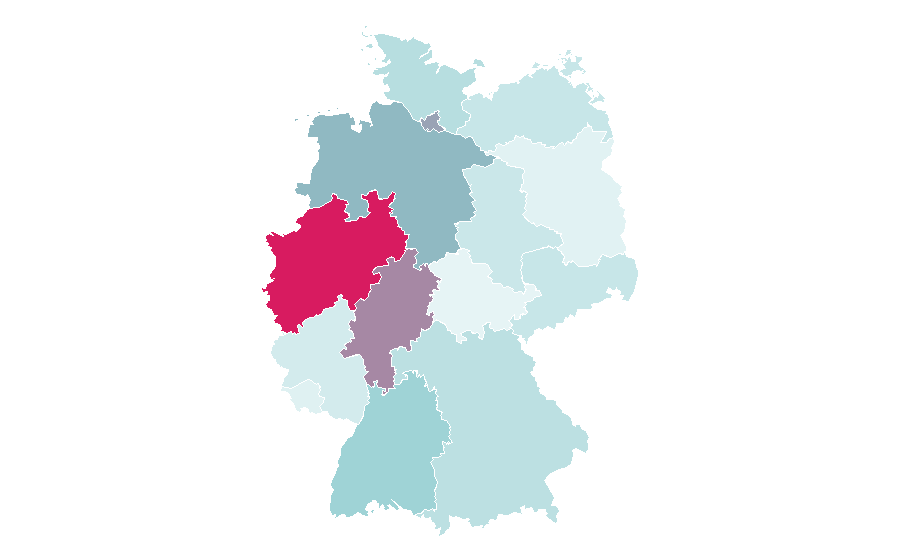Affinity by region — AFC Ajax, Germany
