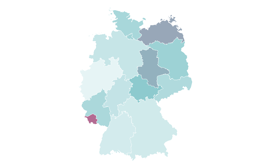 Affinity by region — African-American music, Germany