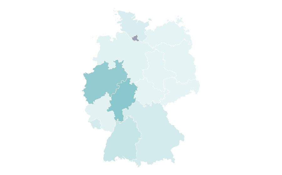 Affinité par région — Afrobeat, Allemagne