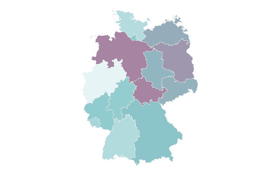 Affinity by region — Age of Enlightenment, Germany