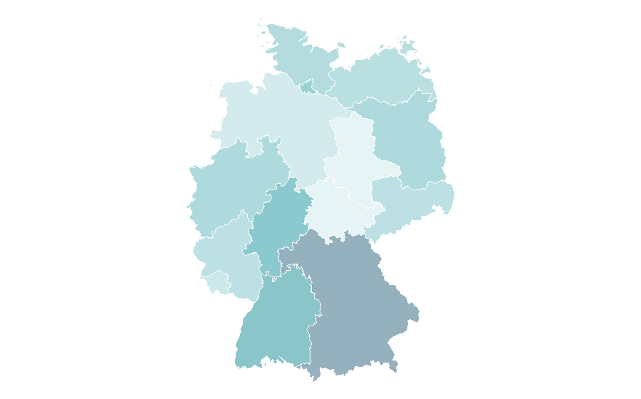 Affinity by region — Aikido, Germany