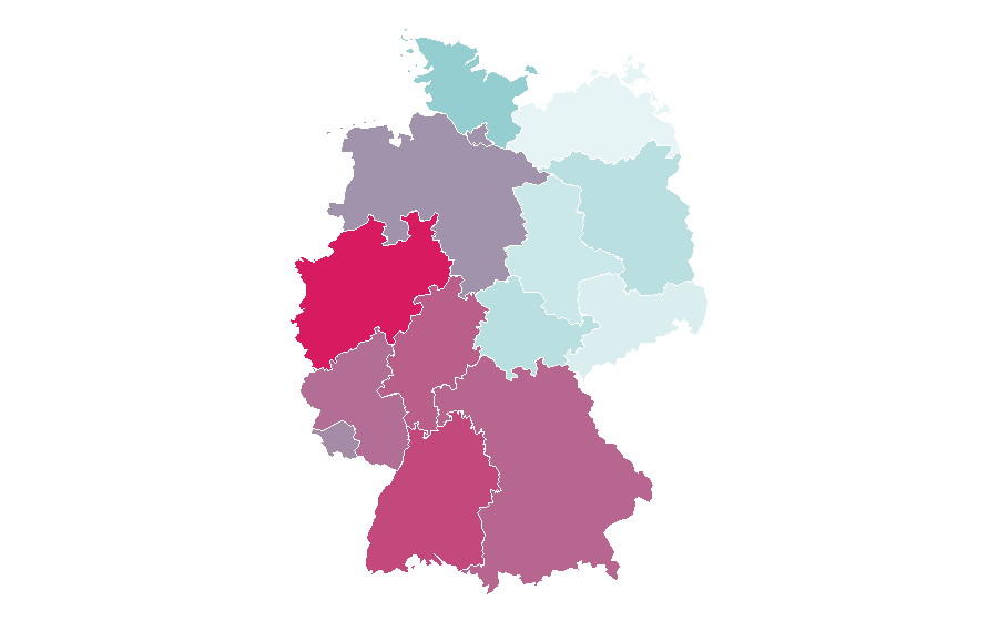 Affinity by region — Air purifier, Germany