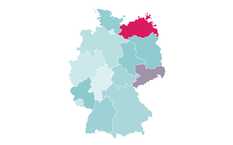 Affinity by region — Aktien mit Kopf, Germany