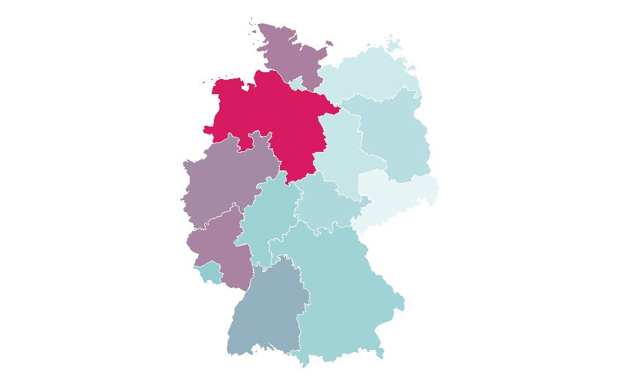 Affinity by region — Aktion Mensch, Germany