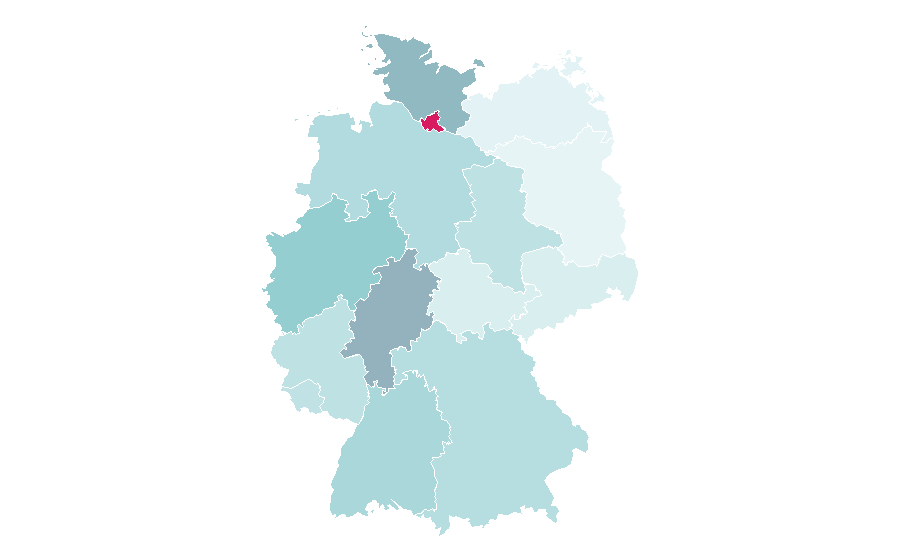 Affinity by region — Al Ahly SC, Germany