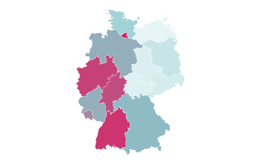 Affinity by region — Al-Hilal FC, Germany
