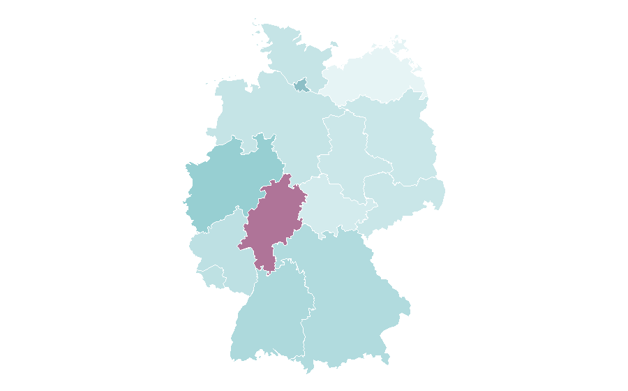 Affinity by region — Al-Jazira, Germany