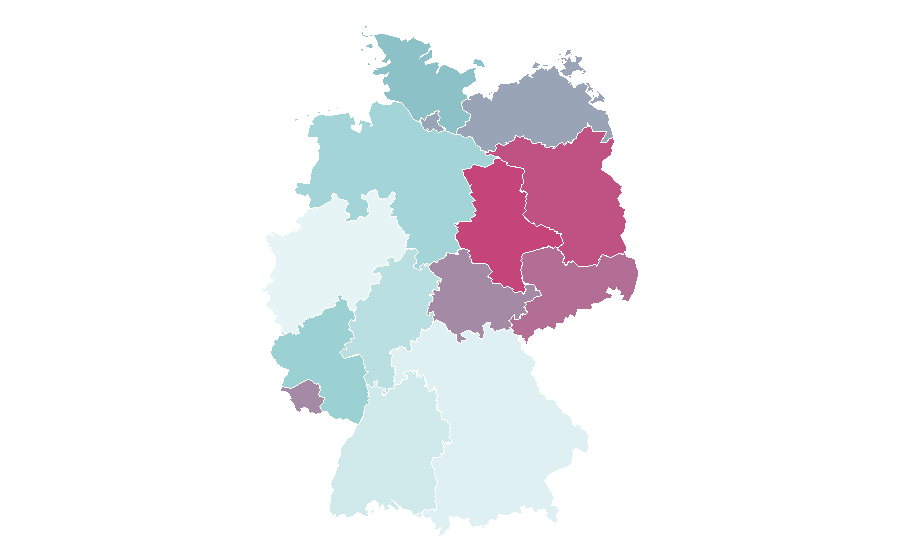 Affinity by region — Alcea, Germany