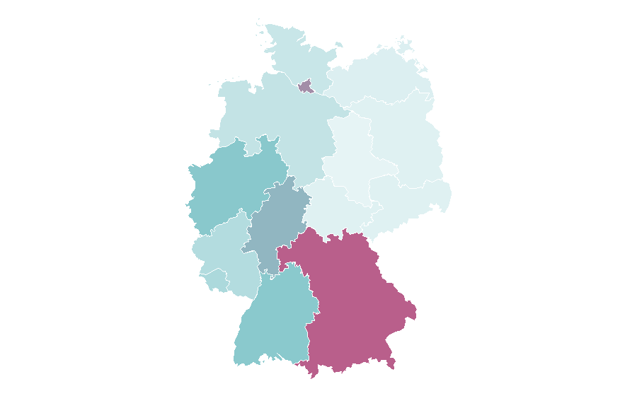 Affinity by region — Alessi (Italian company), Germany