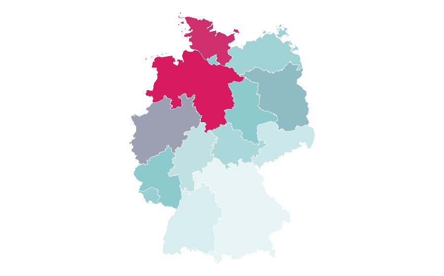 Affinity by region — Alex Cross (novel series), Germany