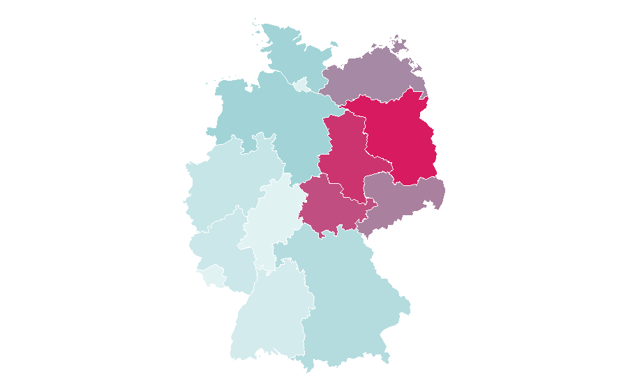 Affinity by region — Alexandra Maria Lara, Germany