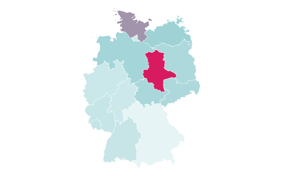 Affinity by region — Alfred Gislason, Germany