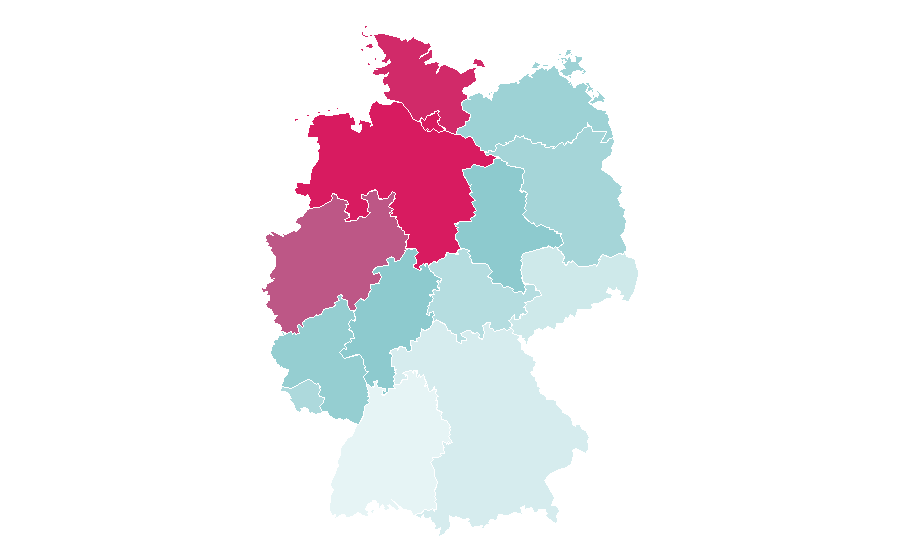 Affinity by region — Alfred Hitchcock, Germany